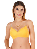 Women Everyday Padded Bra with Transparent And Bra Color Strap (VCTSSPB6314)