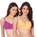 Liigne Women Everyday Non Padded Bra (Pack Of 2)