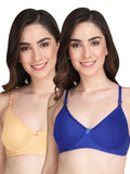 Liigne Women Everyday Non Padded Bra (Pack Of 2)