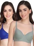 Liigne Women Everyday Non Padded Bra (Pack Of 2)