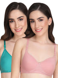 Liigne Women Everyday Non Padded Bra (Pack Of 2)