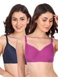 Liigne Women Everyday Non Padded Bra (Pack Of 2)