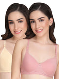 Liigne Women Everyday Non Padded Bra (Pack Of 2)