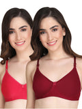 Liigne Women Everyday Non Padded Bra (Pack Of 2)