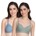 Liigne Women Everyday Non Padded Bra (Pack Of 2)