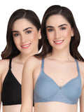 Liigne Women Everyday Non Padded Bra (Pack Of 2)
