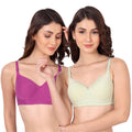 Liigne Women Everyday Non Padded Bra (Pack Of 2)