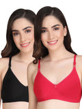 Liigne Women Everyday Non Padded Bra (Pack Of 2)