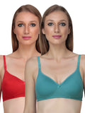 Liigne Women Everyday Non Padded Bra (Pack Of 2)