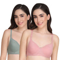 Liigne Women Everyday Non Padded Bra (Pack Of 2)