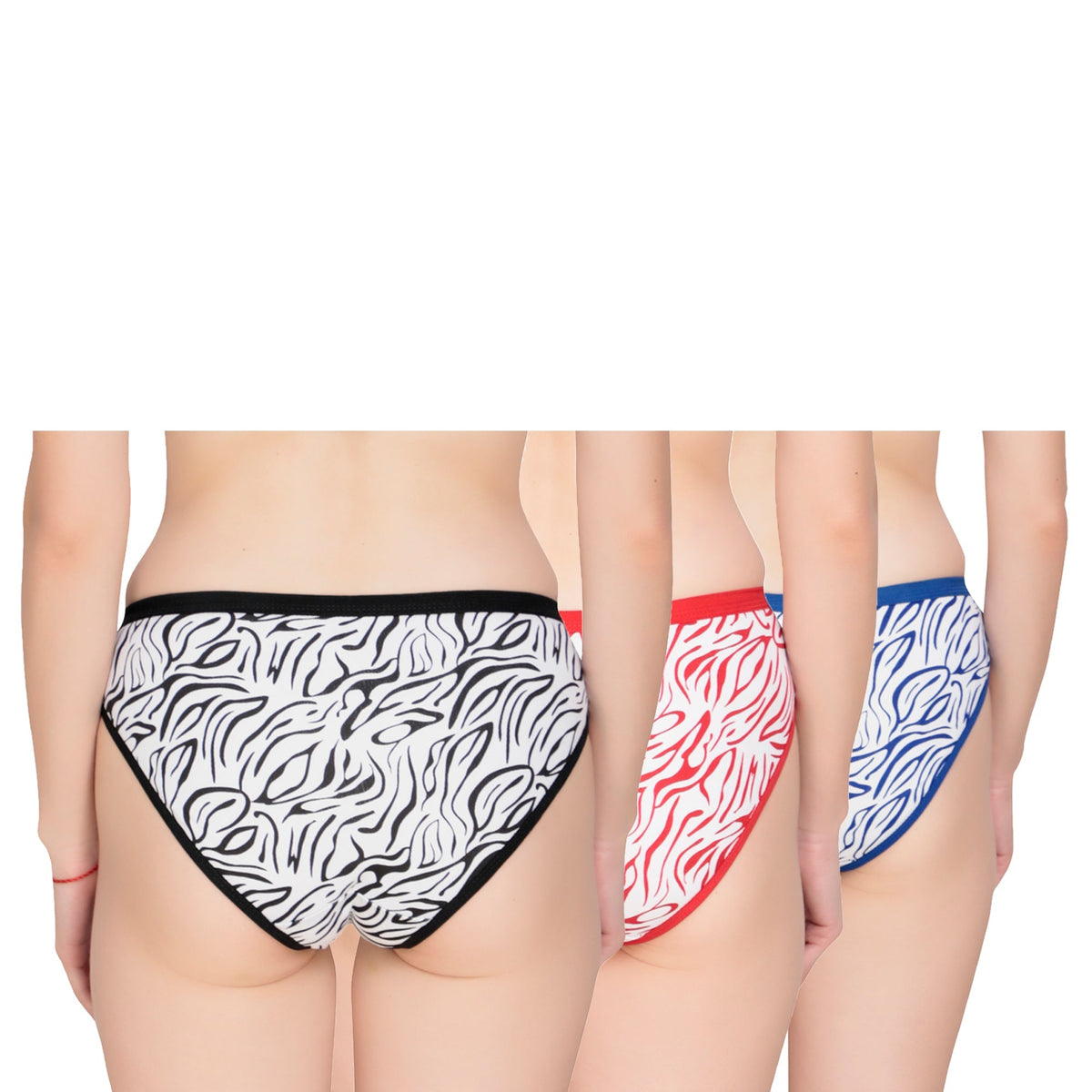 Liigne Animal Print Panty For Women (Pack Of 3) - Liigne