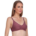 Liigne Bra With Dark Melange Design For Women - Liigne