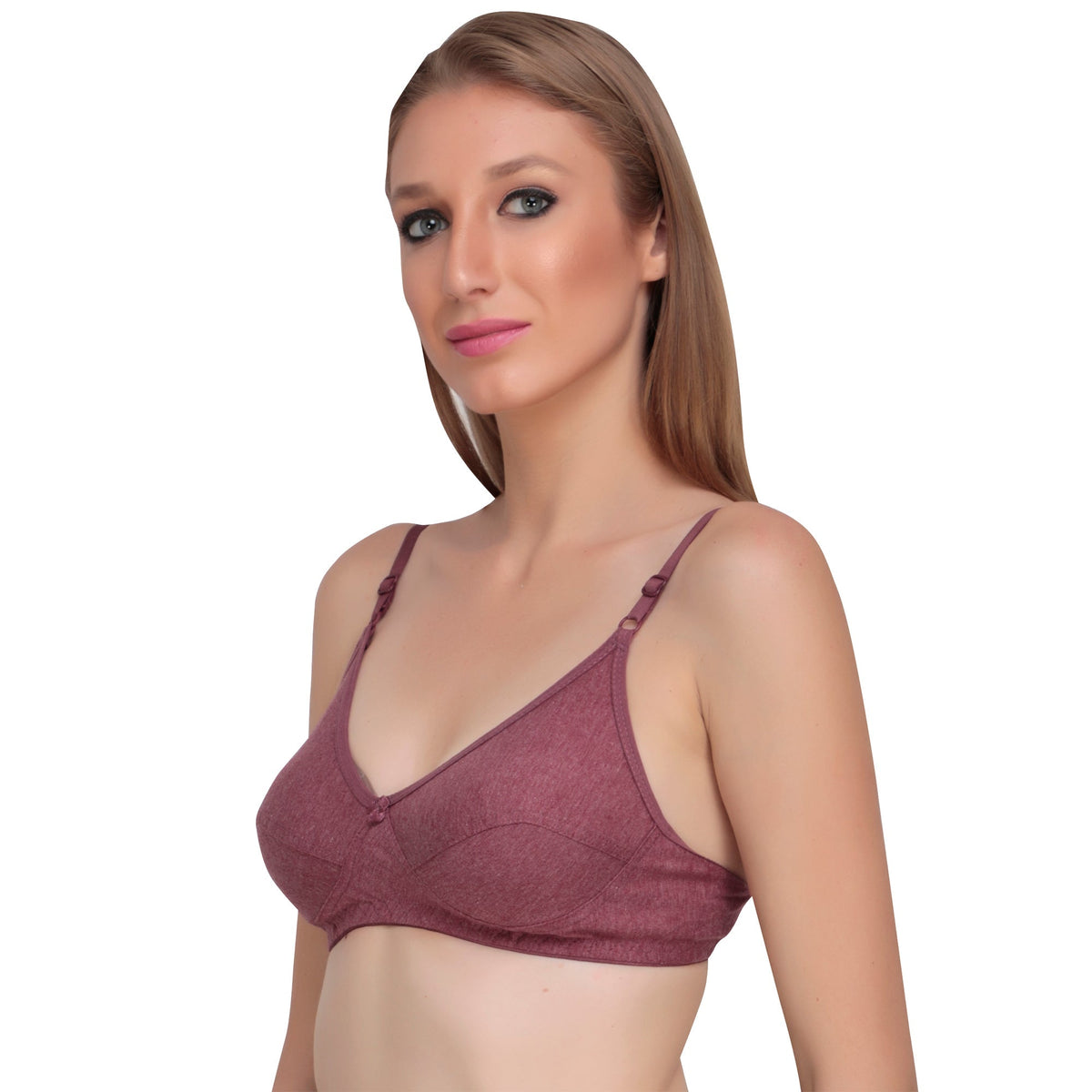 Liigne Bra With Dark Melange Design For Women - Liigne