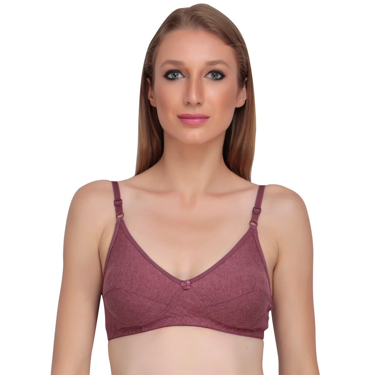 Liigne Bra With Dark Melange Design For Women - Liigne