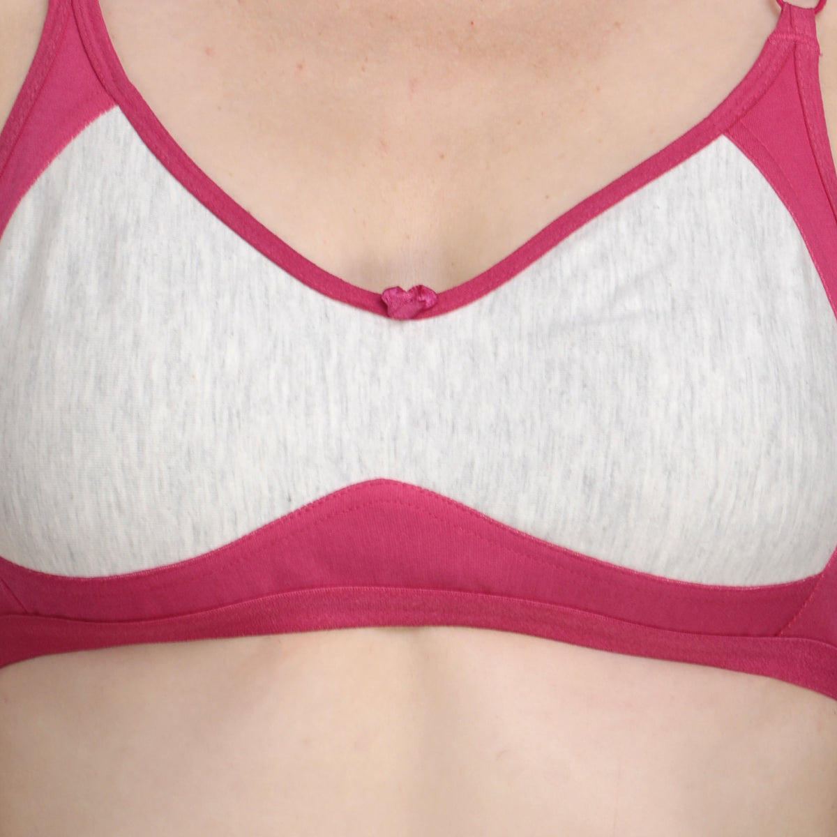 Liigne Bra With Light Melange Design For Women - Liigne