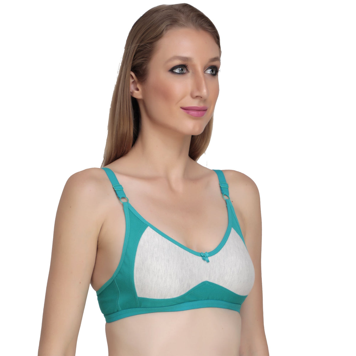 Liigne Bra With Light Melange Design For Women - Liigne