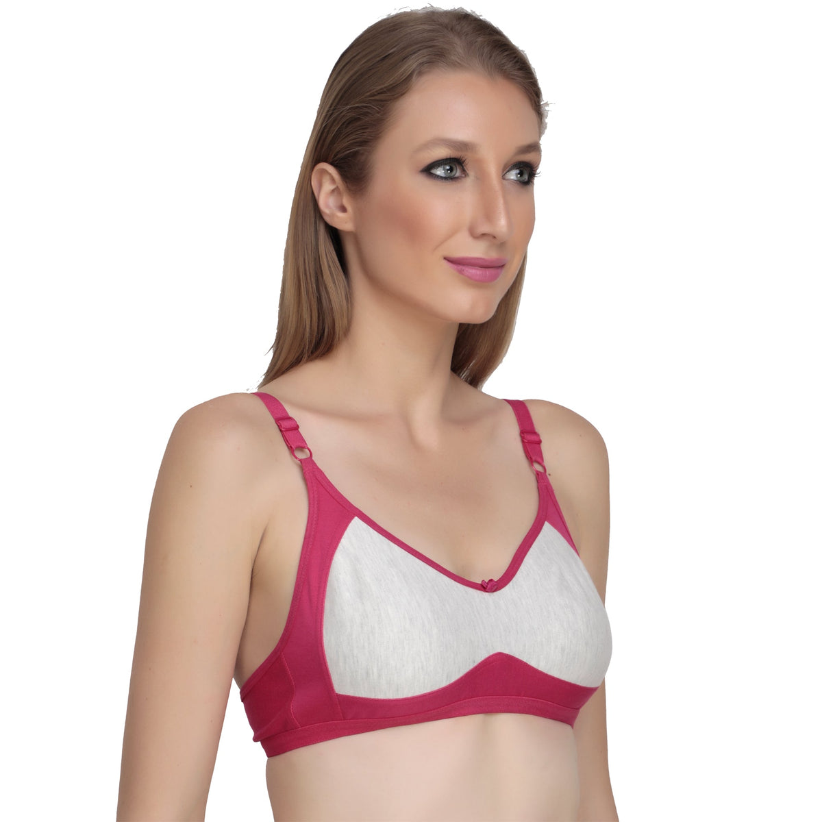 Liigne Bra With Light Melange Design For Women - Liigne