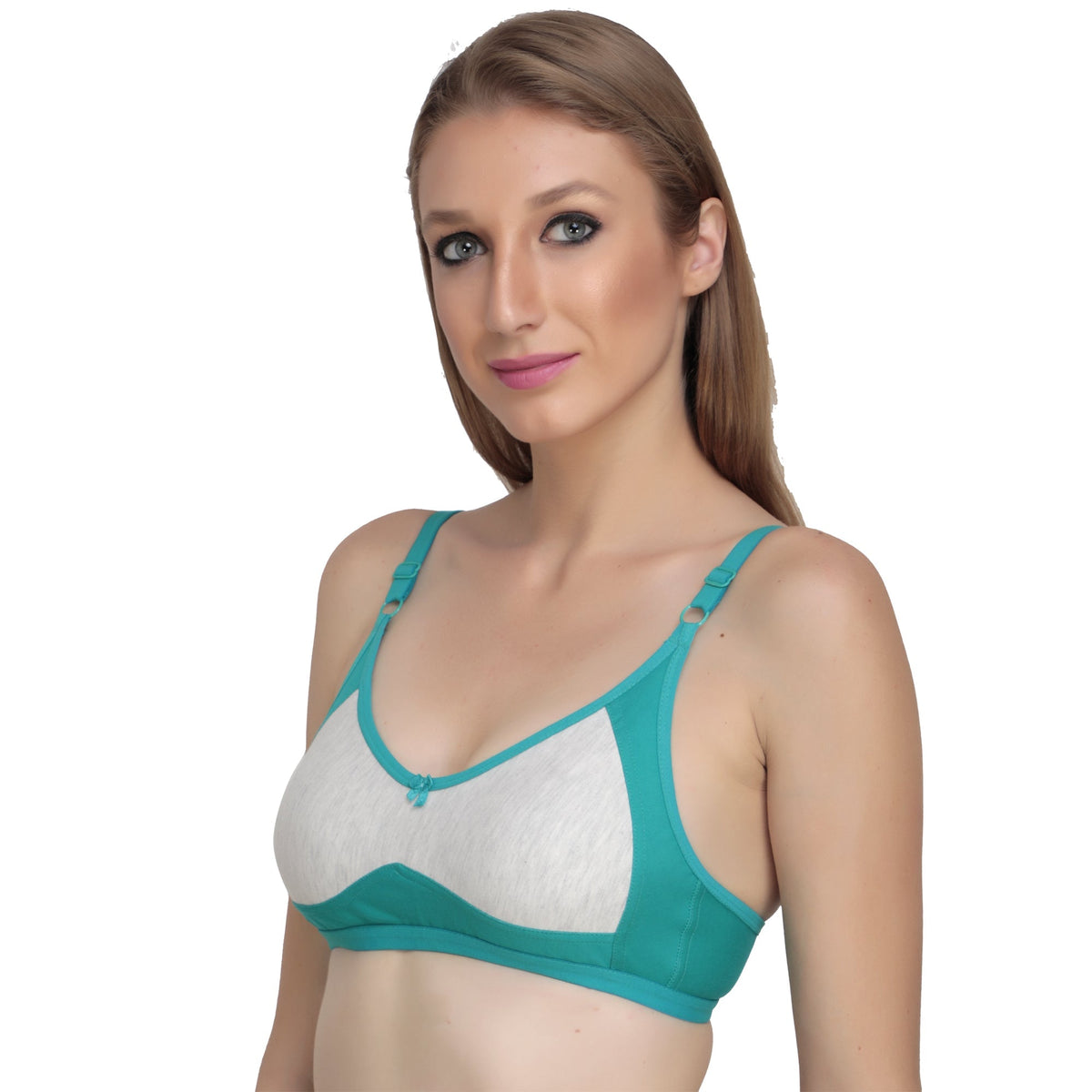 Liigne Bra With Light Melange Design For Women - Liigne