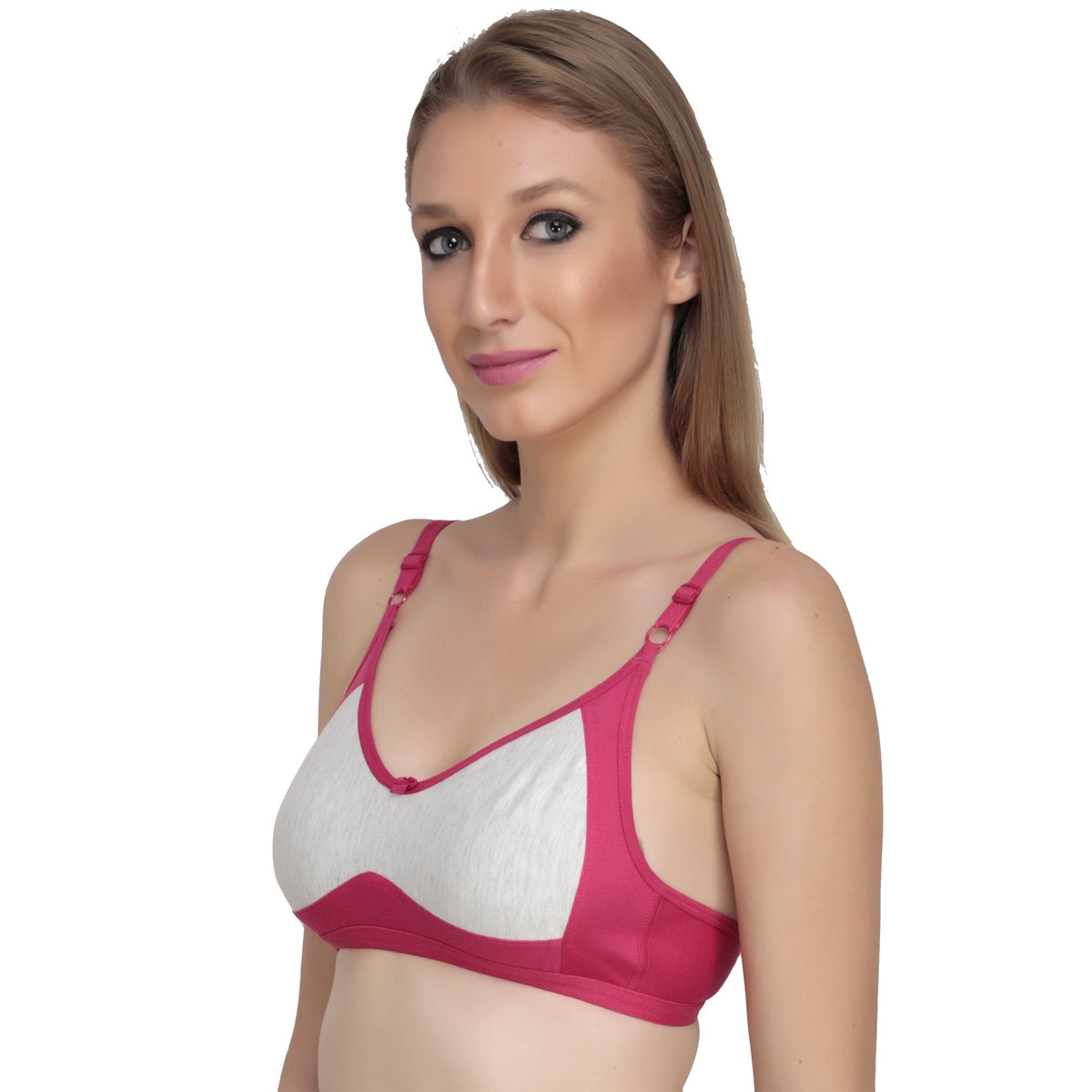 Liigne Bra With Light Melange Design For Women - Liigne