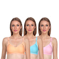 Liigne Bra With Solid Color For Women (Pack Of 3) - Liigne