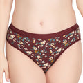 Liigne Dark Base Flower Printed Everyday Padded Panty - Liigne