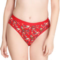Liigne Dark Base Flower Printed Everyday Padded Panty - Liigne