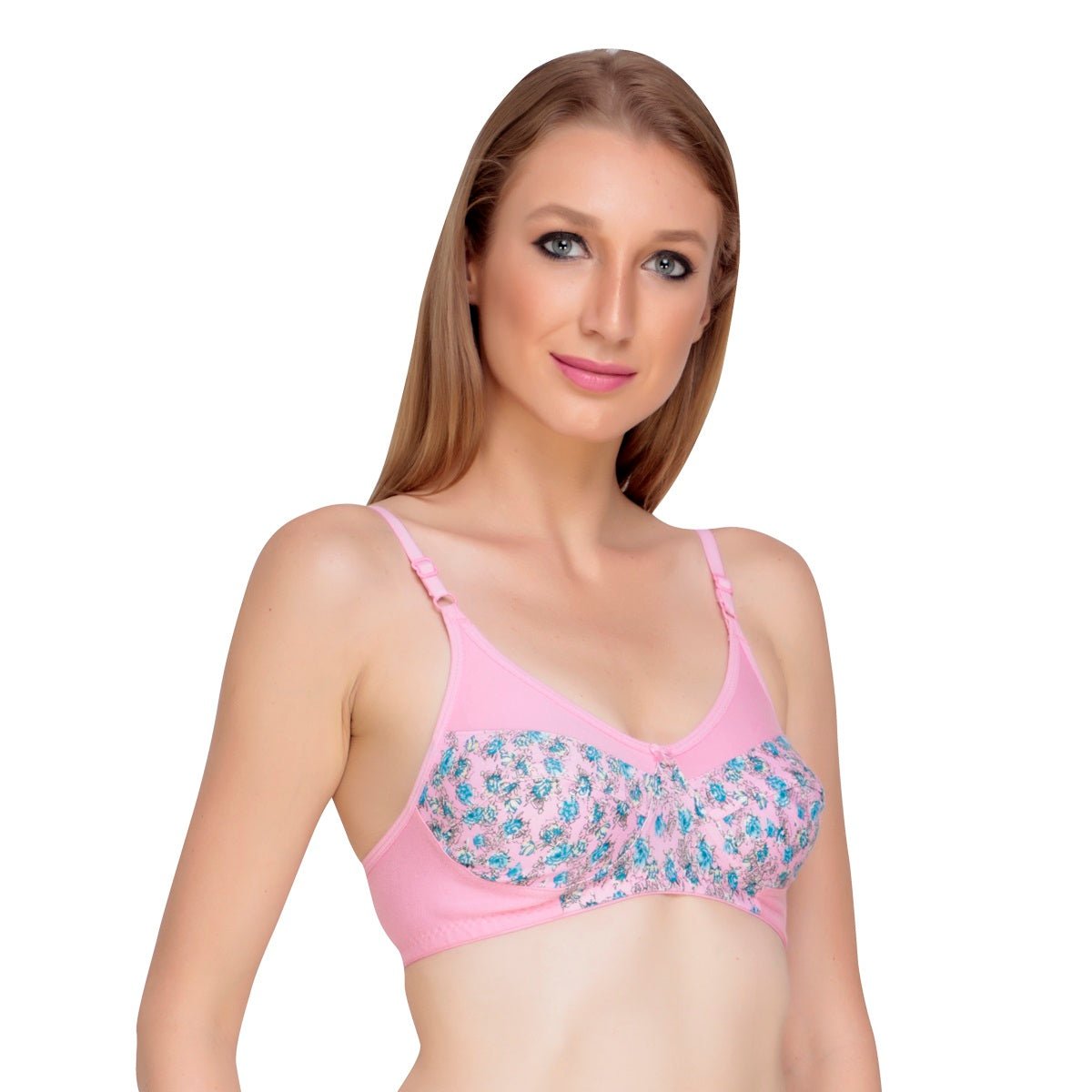 Liigne Flower Print Bra For Women - Liigne