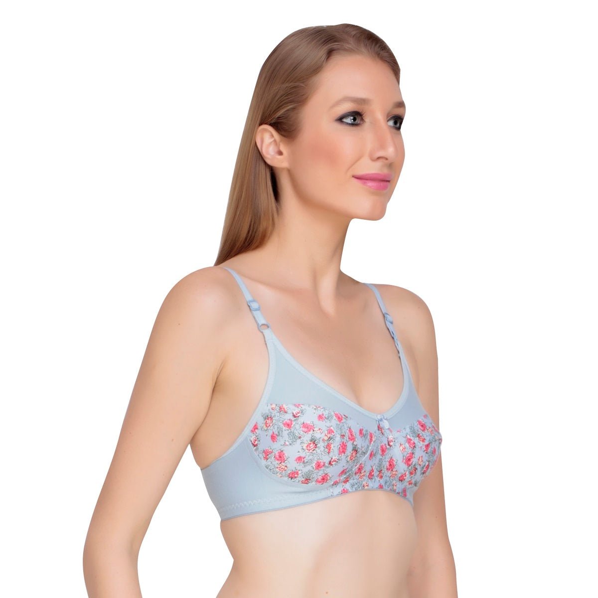 Liigne Flower Print Bra For Women - Liigne