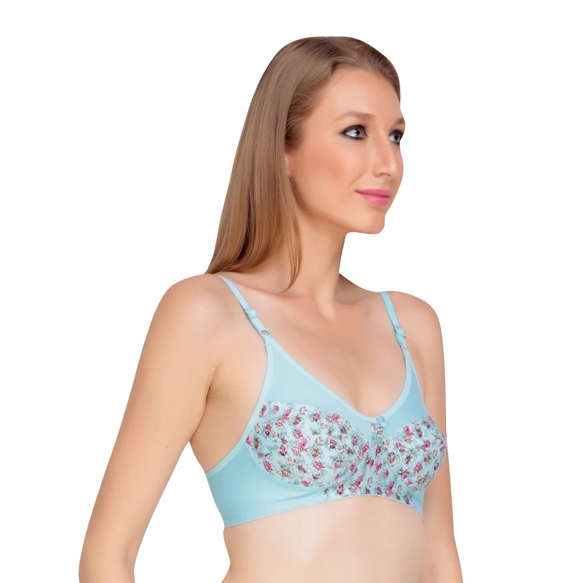 Liigne Flower Print Bra For Women - Liigne