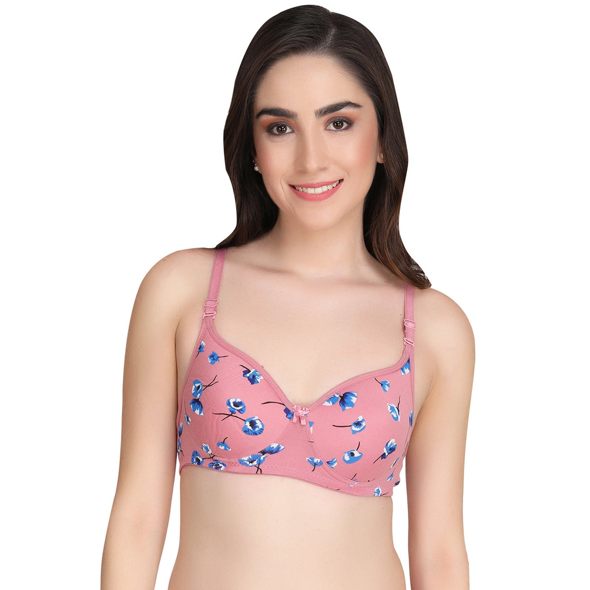 Liigne Flower Printed Everyday Padded Bra - Liigne