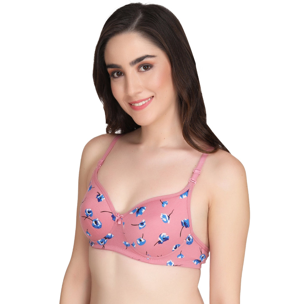 Liigne Flower Printed Everyday Padded Bra - Liigne