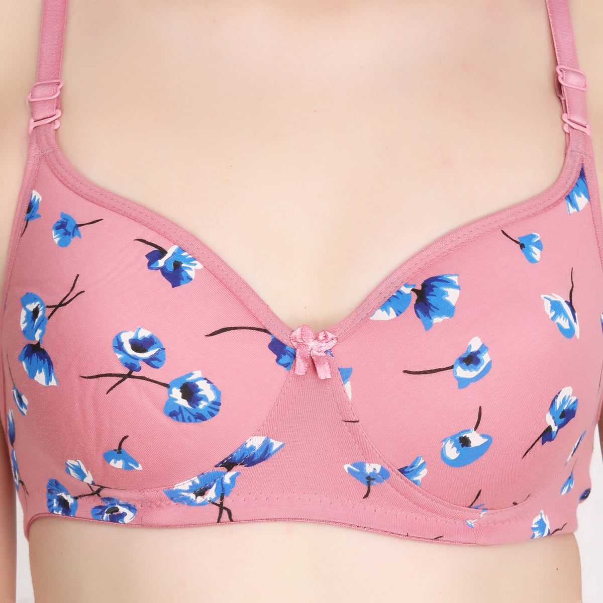 Liigne Flower Printed Everyday Padded Bra - Liigne