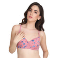 Liigne Flower Printed Everyday Padded Bra - Liigne
