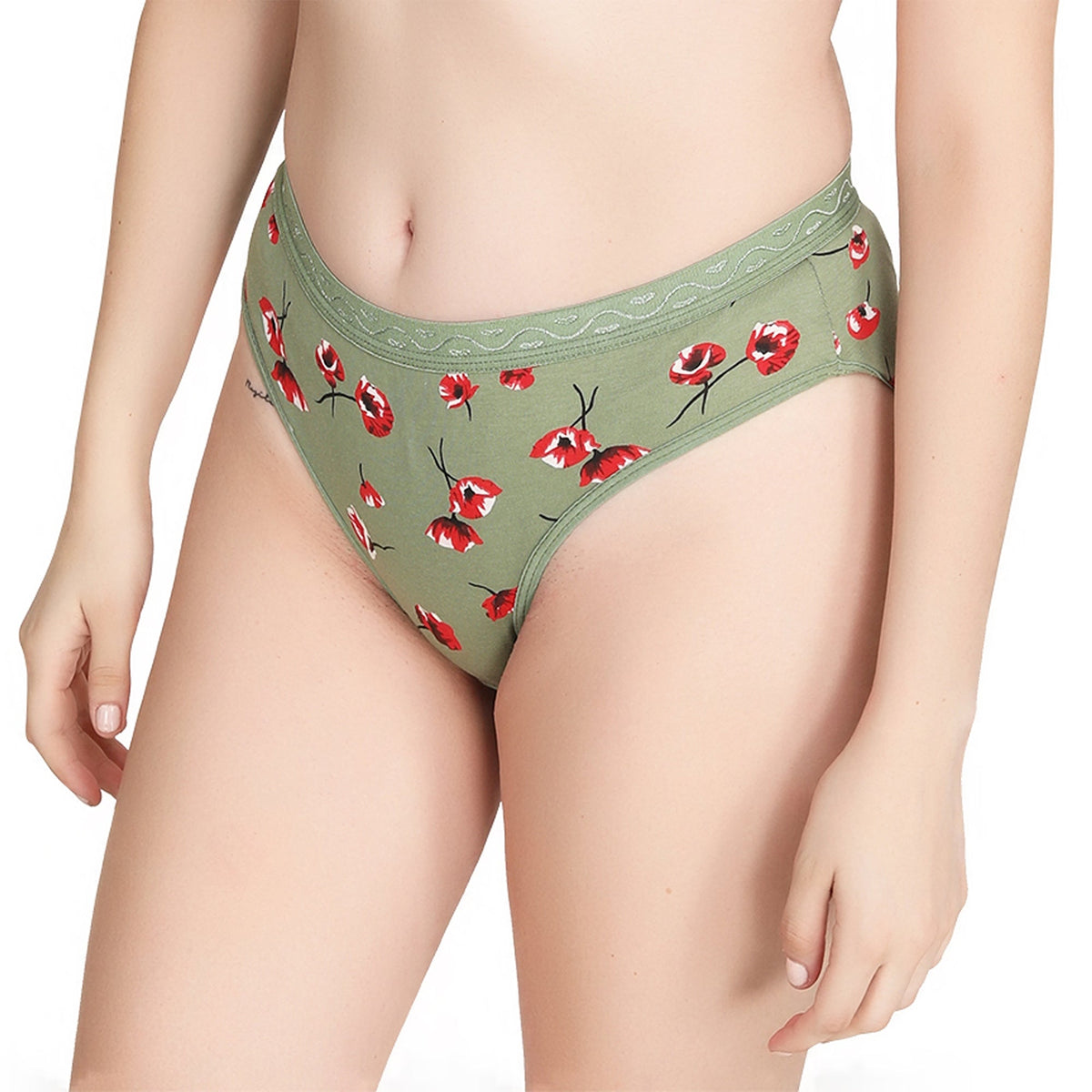 Liigne Flower Printed Everyday Padded Panty - Liigne