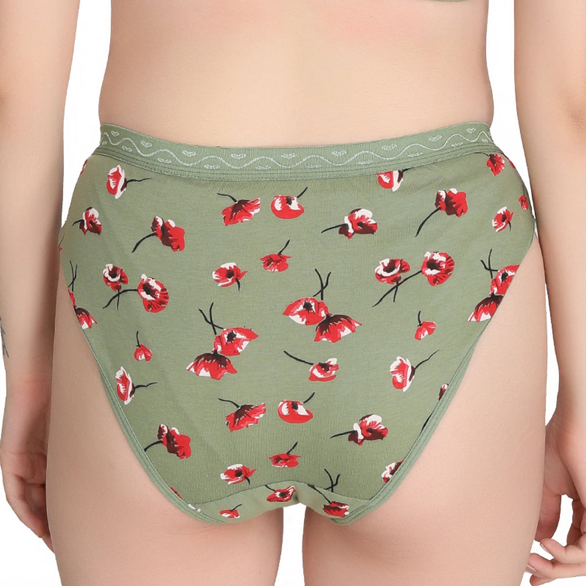 Liigne Flower Printed Everyday Padded Panty - Liigne