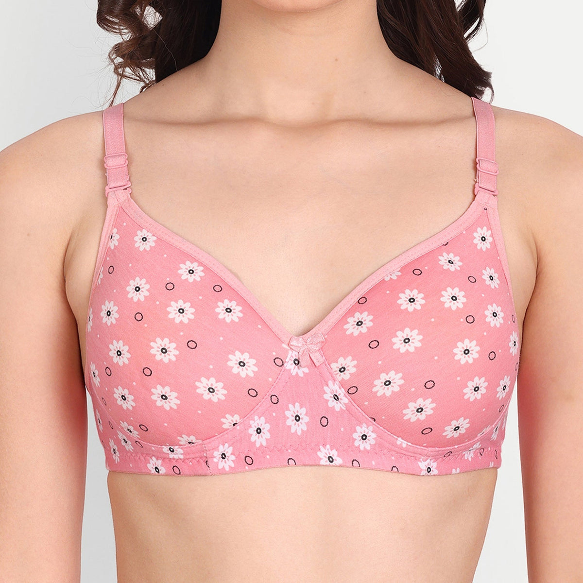 Liigne Flower Printed Women Everyday Padded Bra - Liigne