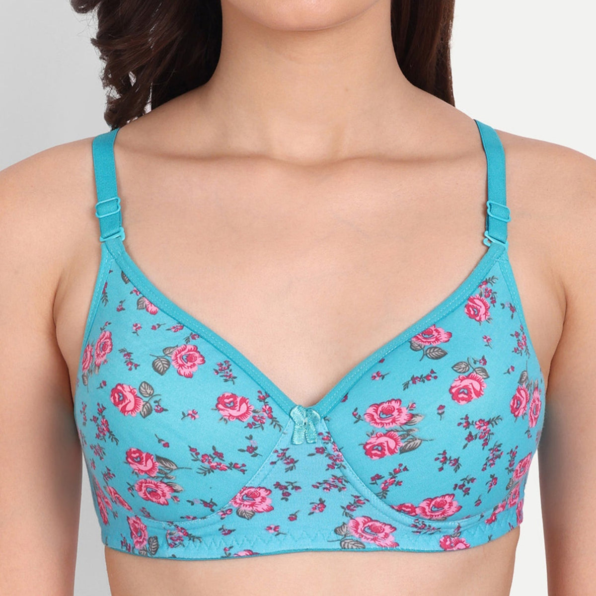 Liigne Flower Printed Women Everyday Padded Bra - Liigne