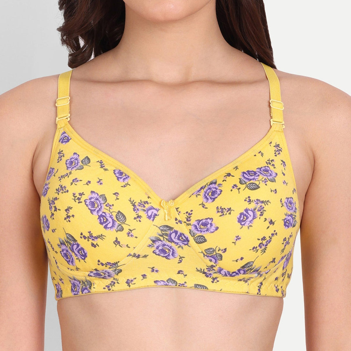 Liigne Flower Printed Women Everyday Padded Bra - Liigne