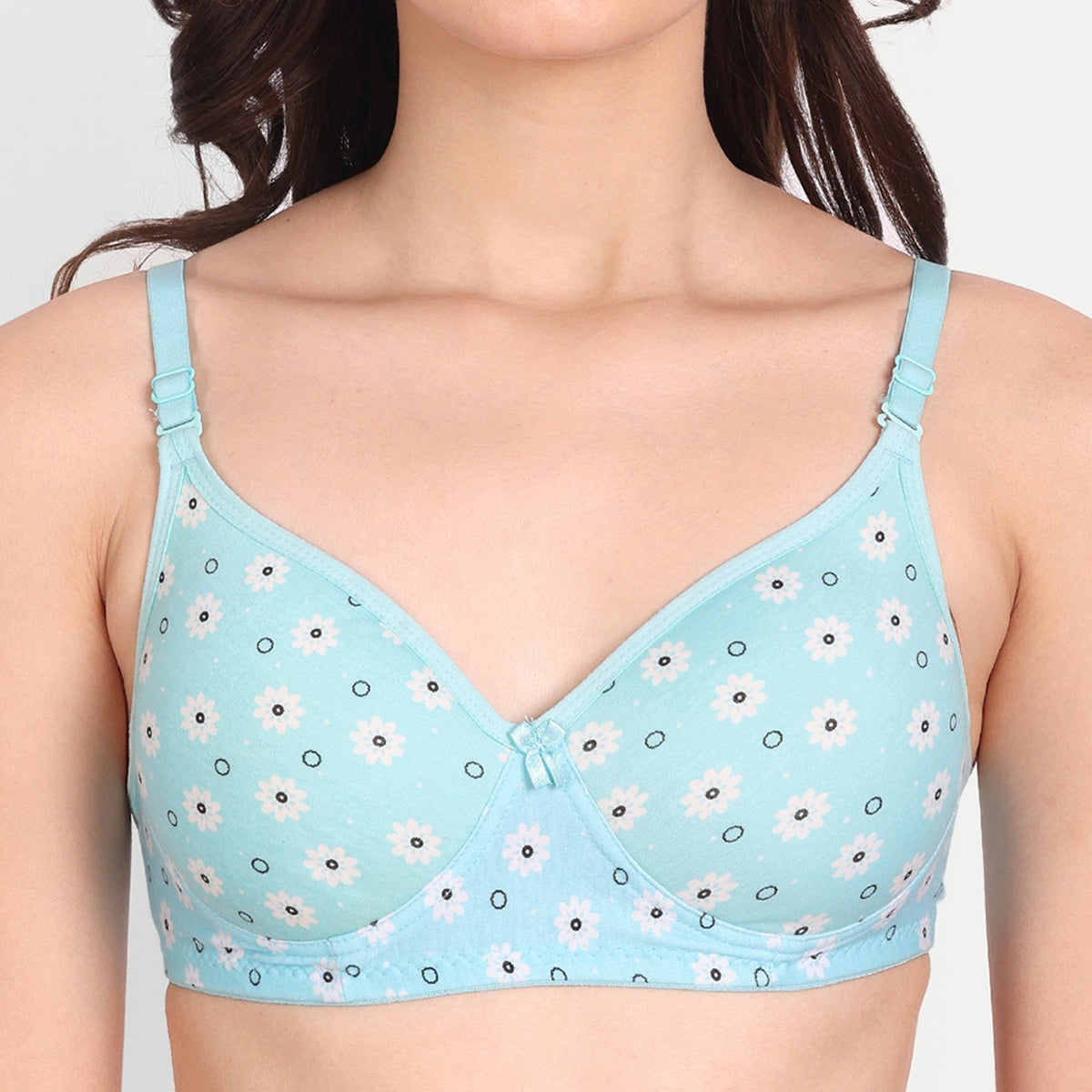 Liigne Flower Printed Women Everyday Padded Bra - Liigne