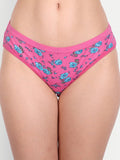 Liigne Flower Printed Women Everyday Panty - Liigne