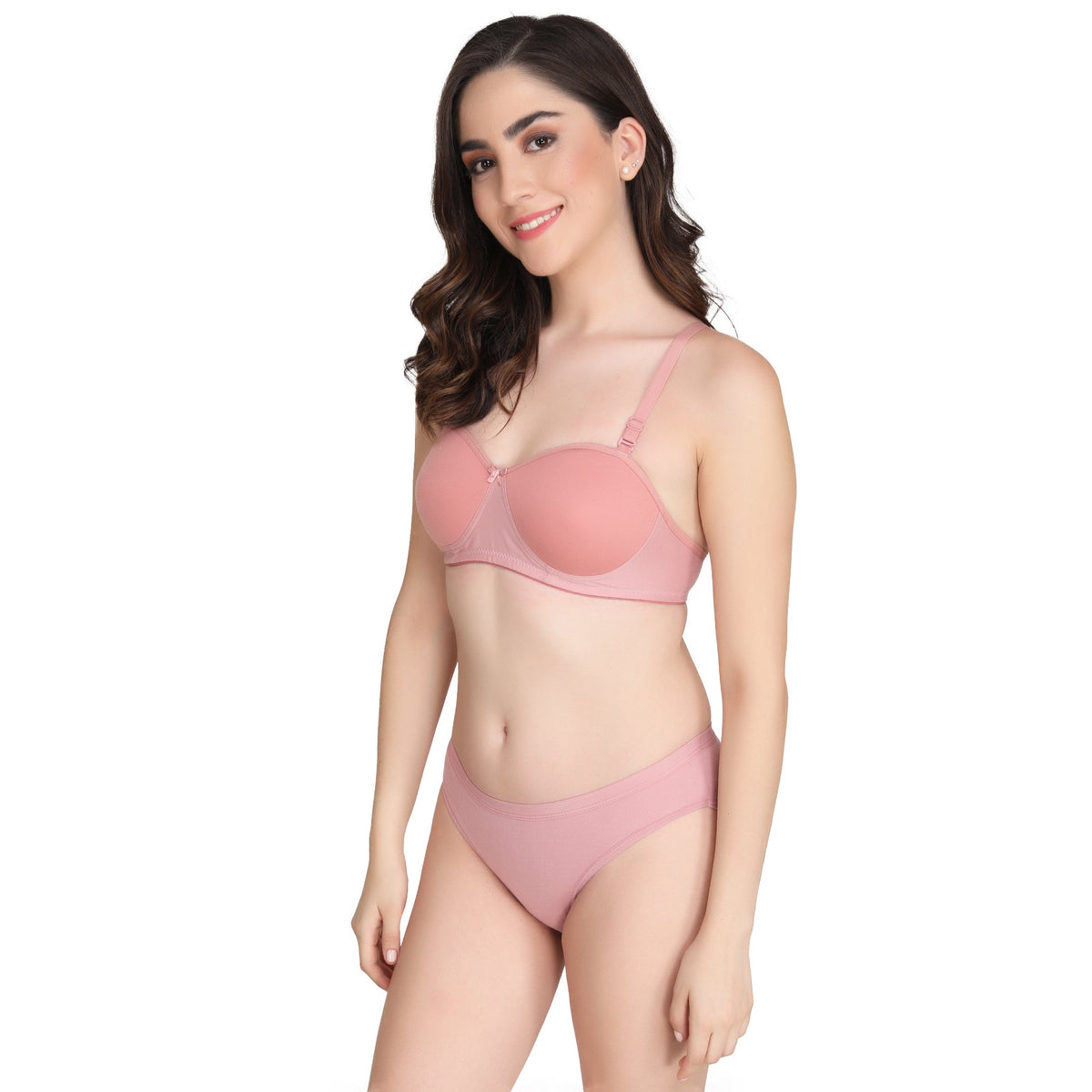 Liigne Half Cup Padded Everyday Bra Panty For Women - Liigne