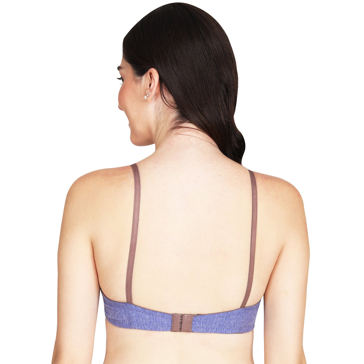 Liigne Melange Fabric Everyday Non Padded Bra For Women - Liigne