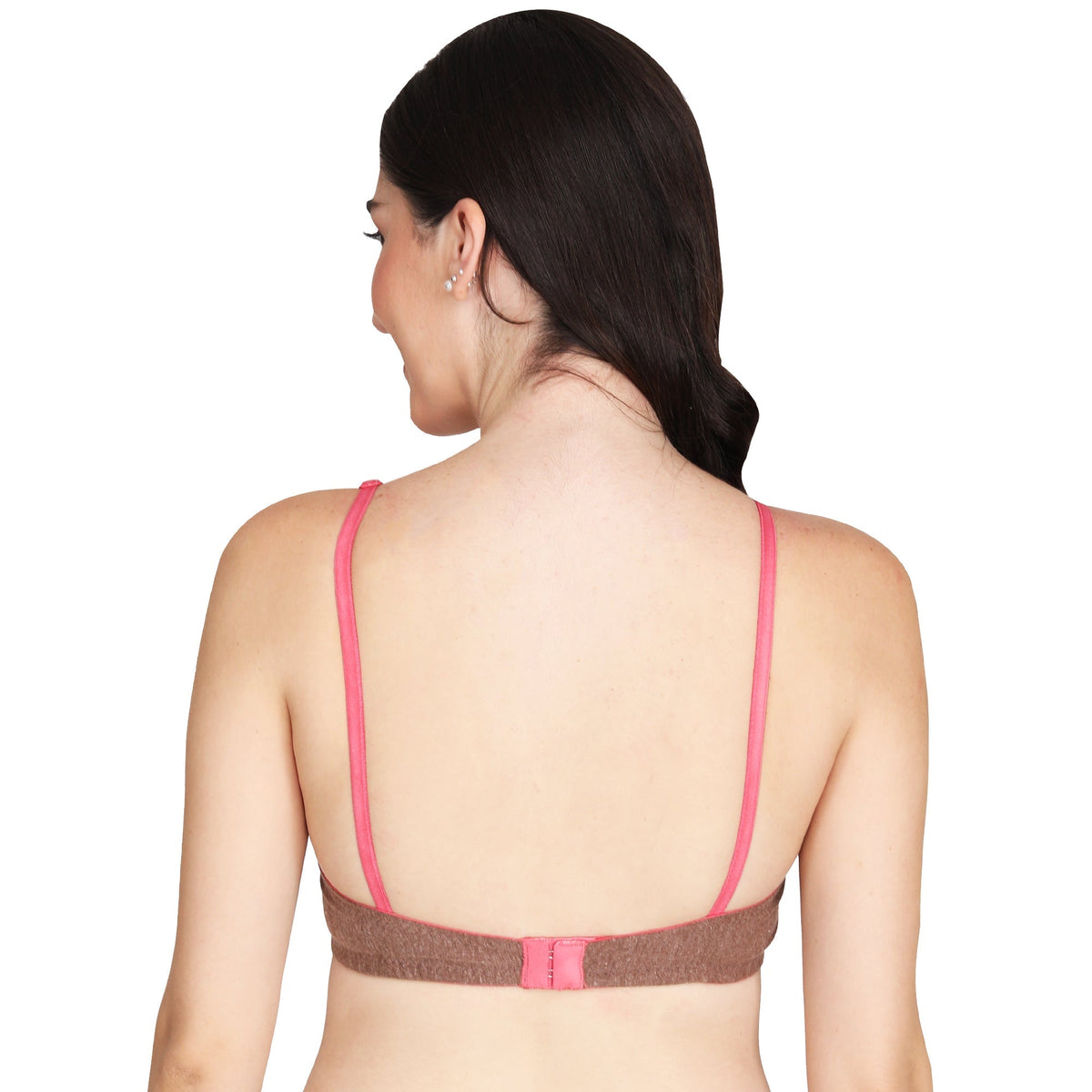 Liigne Mélange Fabric Everyday Non Padded Bra For Women - Liigne