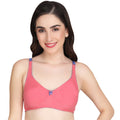 Liigne Mélange Fabric Everyday Non Padded Bra For Women - Liigne