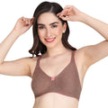 Liigne Mélange Fabric Everyday Non Padded Bra For Women - Liigne