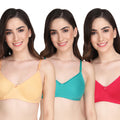 Liigne Non Padded Everyday Bra For Women (Pack Of 3) - Liigne
