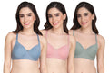 Liigne Non Padded Everyday Bra For Women (Pack Of 3) - Liigne