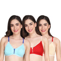 Liigne Non Padded Everyday Bra For Women (Pack Of 3) - Liigne