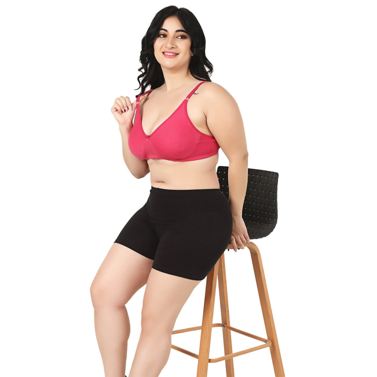 Liigne Over Size Plus Size Non Padded Everyday Bra For Women - Liigne