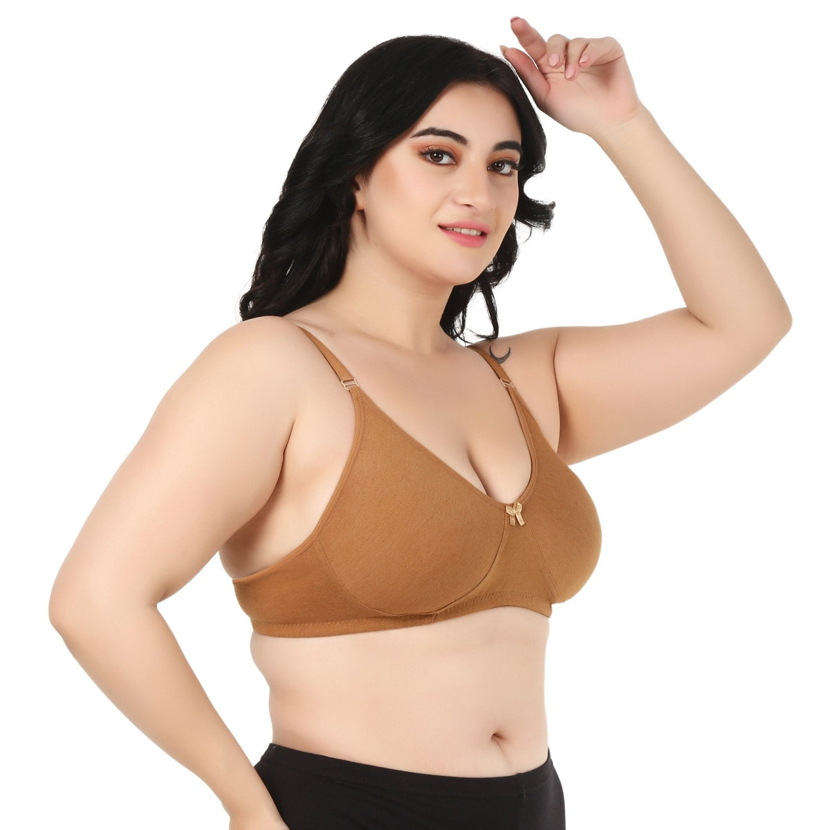 Liigne Over Size Plus Size Non Padded Everyday Bra For Women - Liigne